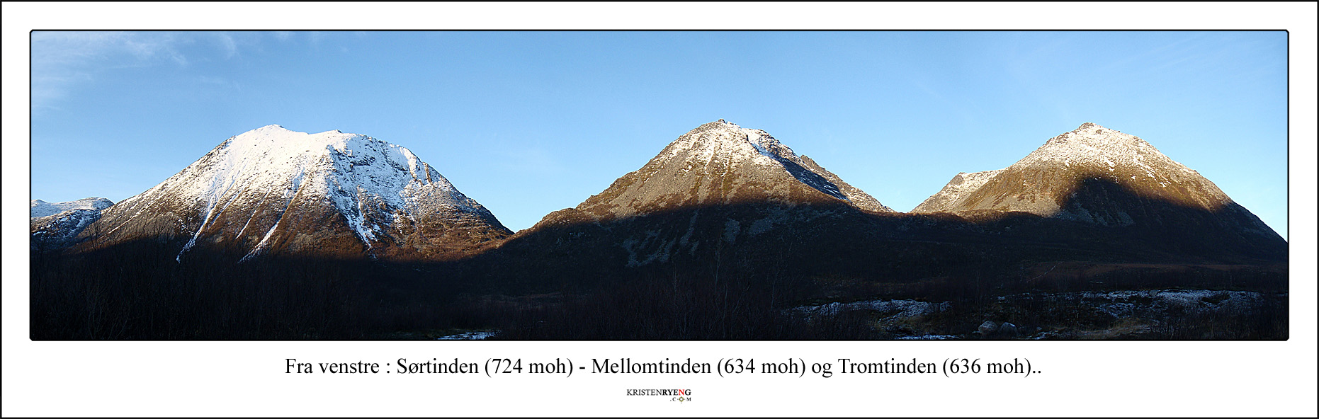 Panorama-SortindenMellomtindenogTromtinden.jpg - Panorama som viser de tre fjellene som ligger ute ved Tromvik.