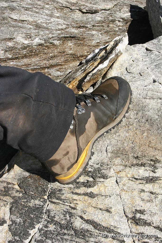 IMG_0767.JPG - Supre sko fra Haglöfs! Liten vekt, god passform og et grep som sitter klistret selv på våt steinur!