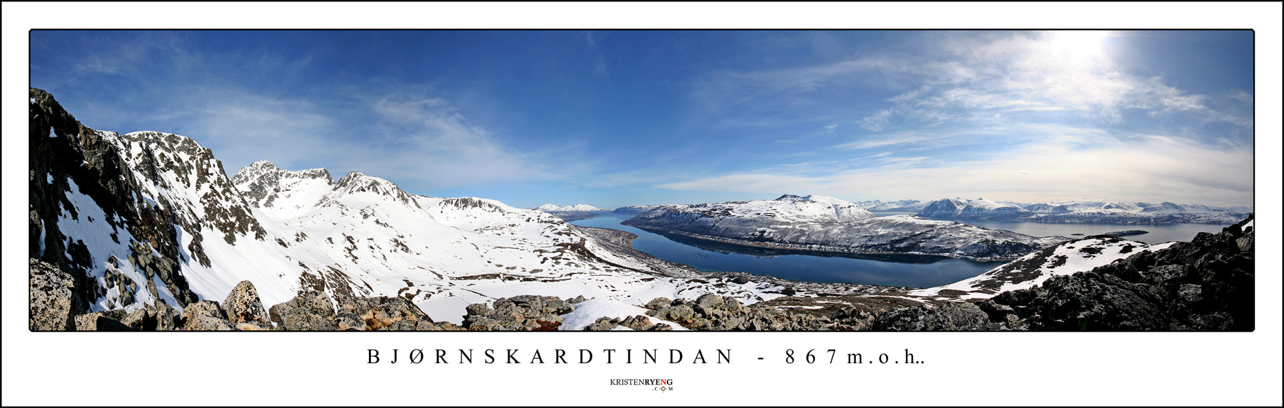 Panorama-Bjornskardtindan.jpg - Bjørnskardtindan - 867 moh. (Ringvassøy)