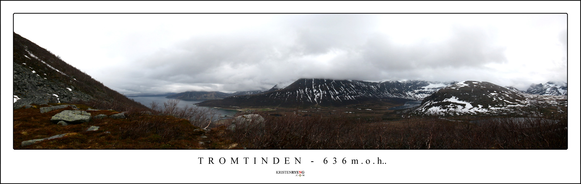 Panorama-Tromtinden2.jpg - Utsikt fra Tromtinden - 636 moh (Kvaløya)
