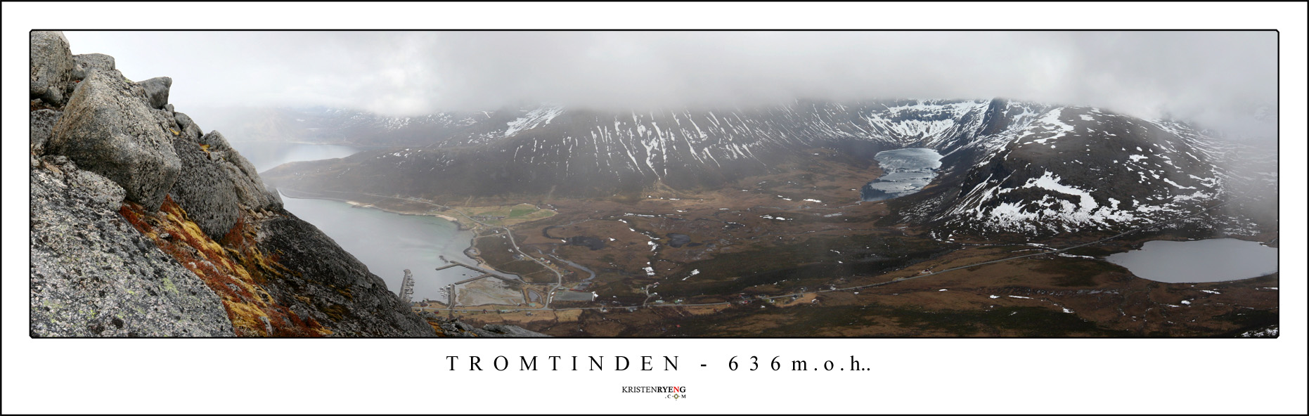 Panorama-Tromtinden4.jpg - Utsikt fra Tromtinden - 636 moh (Kvaløya)